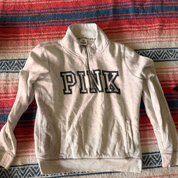 PINK 1/4 zip - Picture 1 of 2